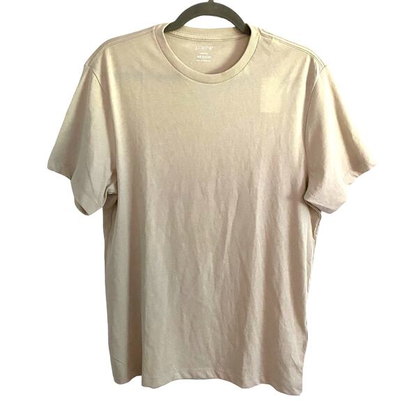 J. Crew Factory Men's Cotton Washed Jersey Tee Stone M Medium NWT - Picture 2 of 8